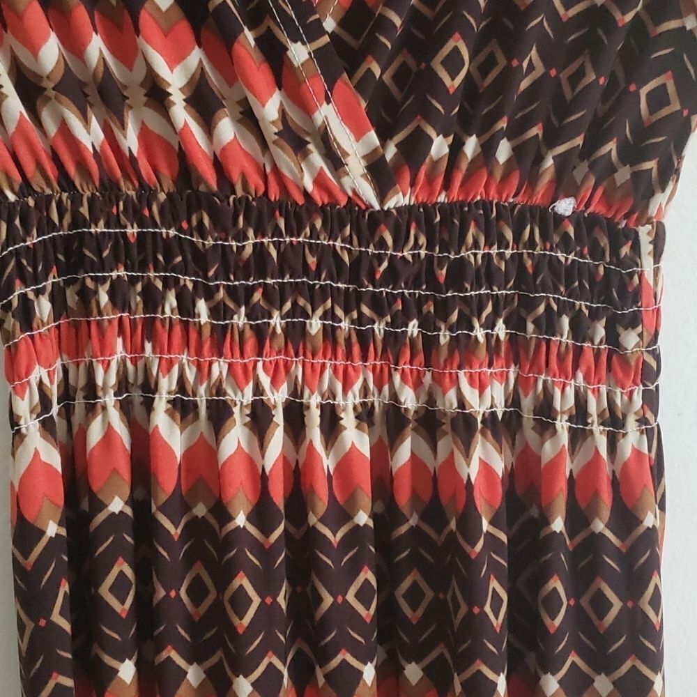 5th & Love Geometric Print Maxi Dress - Size Small - Picture 4 of 8